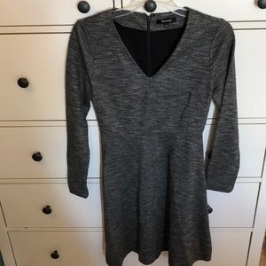 Madewell knit dress gray